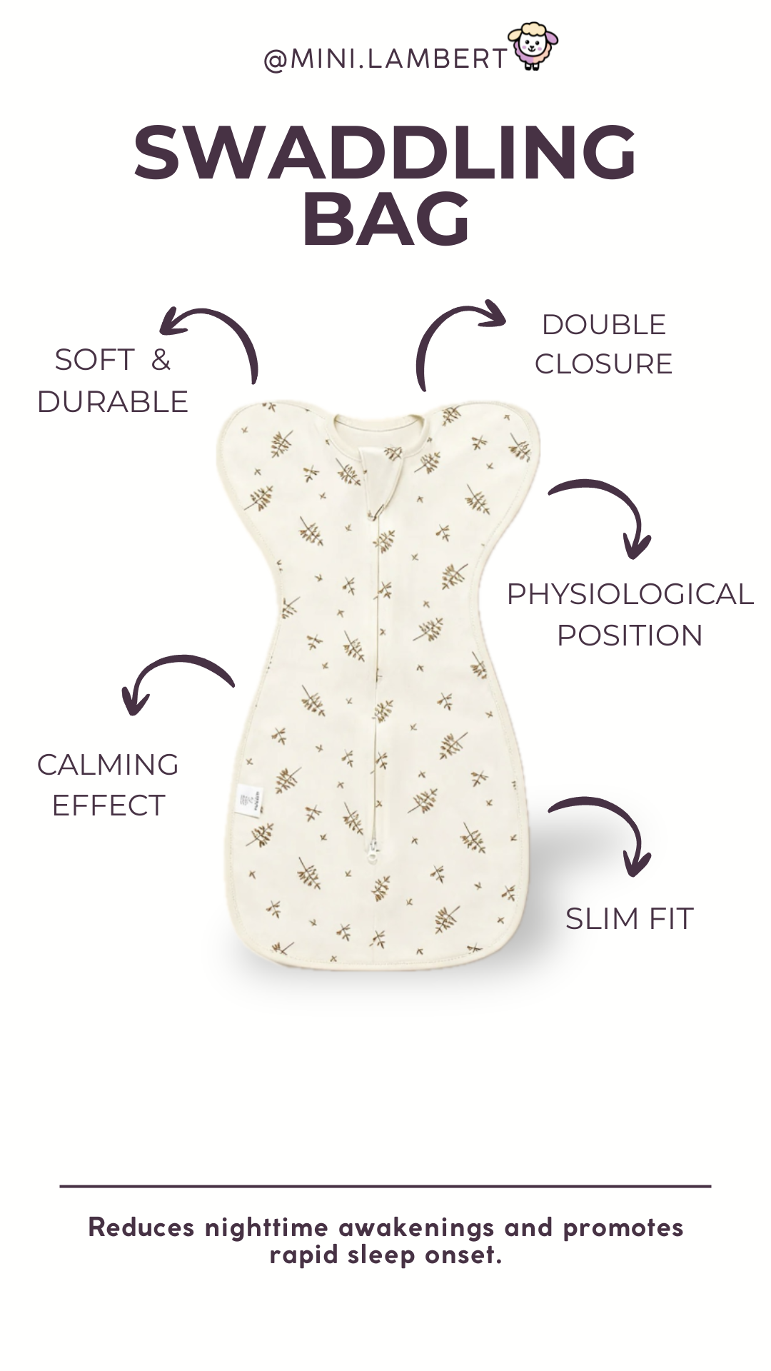 Swaddle bag - Naturally soothed sleep