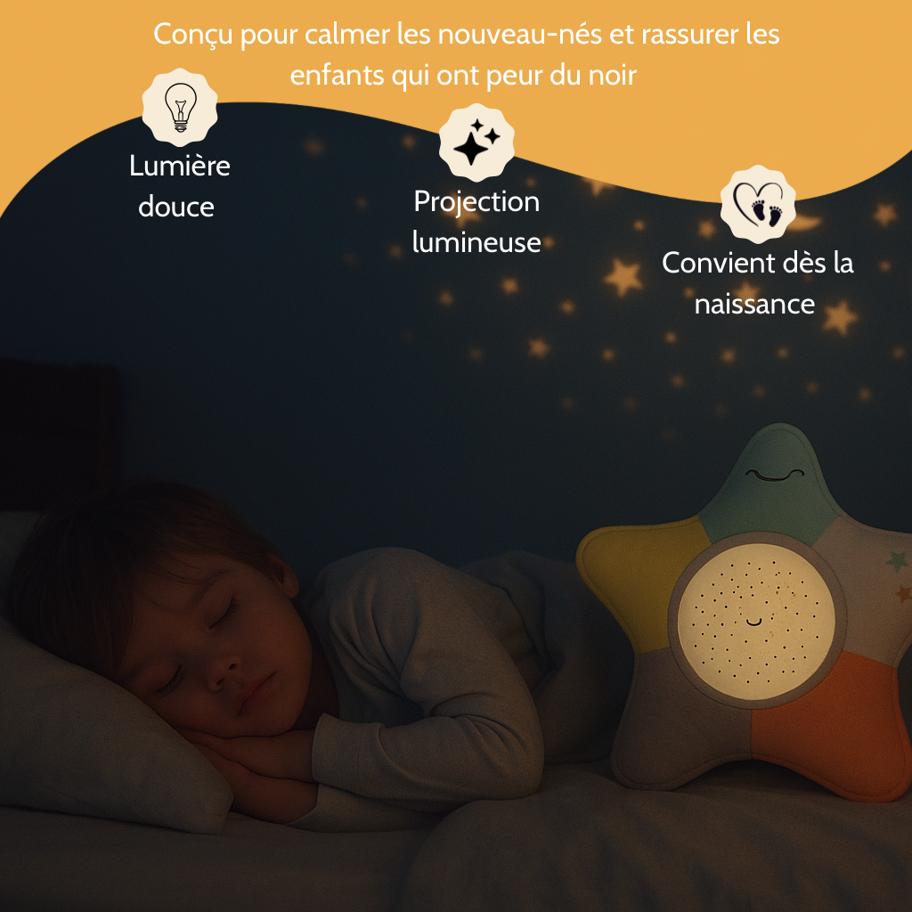 🌟 Veilleuse – Pour un endormissement rapide 🦔