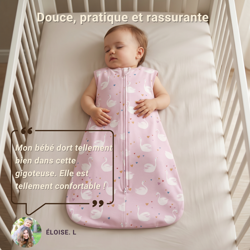 Gigoteuse légère pour un sommeil prolongé et sécuritaire